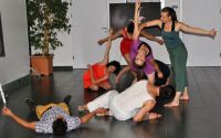 Spontanperformance bei der Eroeffnung